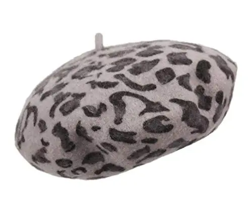 WW004 Winter 100% Wool Warm French Art Basque Beret Tam Beanie Hat Cap - WW004 (1)