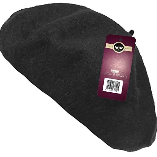WW004 Winter 100% Wool Warm French Art Basque Beret Tam Beanie Hat Cap - 3