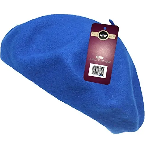 WW004 Winter 100% Wool Warm French Art Basque Beret Tam Beanie Hat Cap - 2