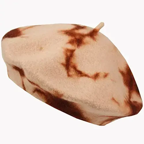 WW004 Qish 100% Jun Issiq Frantsuz San'at Bask Beret To'liq Beanie Shlyapa Qalpog'i - 2