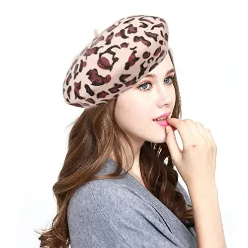 WW004 Qish 100% Jun Issiq Frantsuz San'at Bask Beret To'liq Beanie Shlyapa Shapka - 1