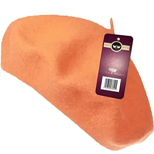 WW004 Qish 100% Junli Issiq Frantsuz San'at Bask Beret To'liq Beanie Shlyapa Shapka - 2