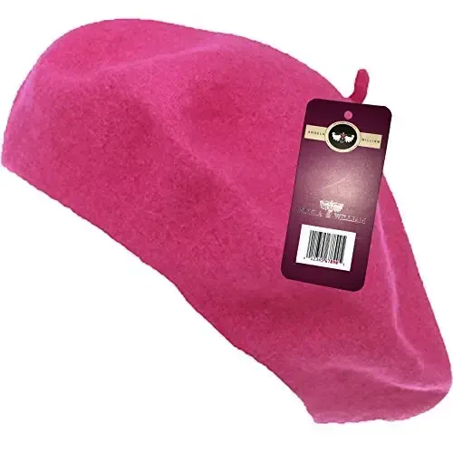 WW004 Qish 100% Junli Issiq Frantsuz San'at Bask Beret To'liq Beanie Shlyapa Shapka - WW004 (1)