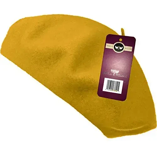 WW004 Qish 100% Junli Issiq Frantsuz San'at Bask Beret To'liq Beanie Shlyapa Shapka - MODAZONE (1)