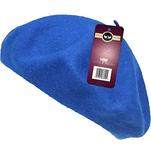 WW004 Winter 100% Wool Warm French Art Basque Beret Tam Beanie Hat Cap - 2