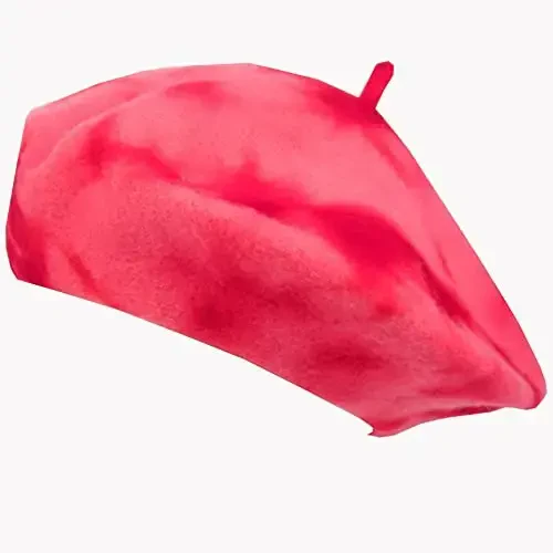 WW004 Winter 100% Wool Warm French Art Basque Beret Tam Beanie Hat Cap - 2