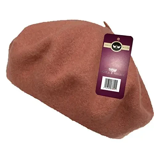 WW004 Winter 100% Wool Warm French Art Basque Beret Tam Beanie Hat Cap - 2