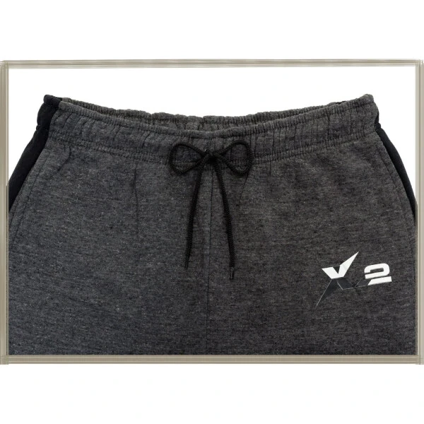 X-2 Erkaklar sport kostyumlari 2 qismli to'plam To'liq fermuarli sport kostyumi Erkaklar kapüşonli sport kostyumi Sport to'plami Ko'mir Large - 4