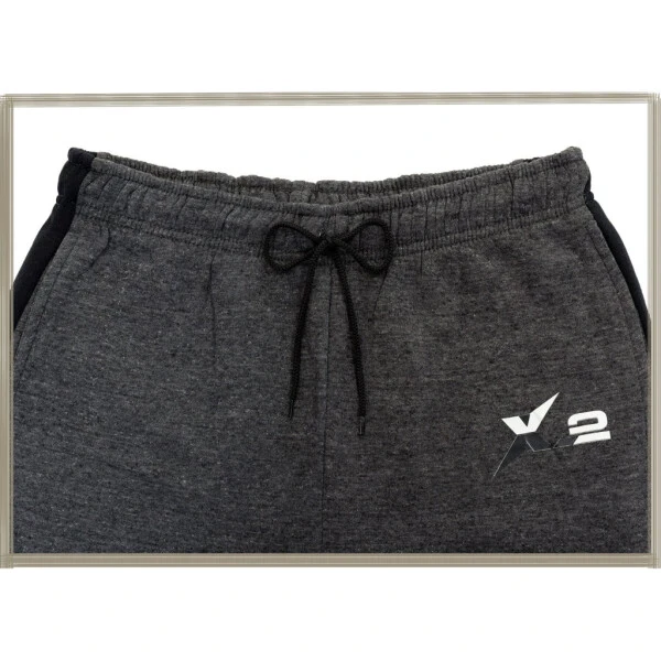 X-2 Erkaklar sport kostyumlari 2 qismli to'plam To'liq fermuarli sport kostyumi Erkaklar kapüşonli sport kostyumi Sport to'plami Ko'mir Large - 4