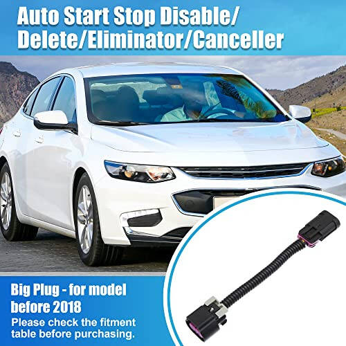 X AUTOHAUX Auto Start Stop Disable/Delete/Canceller Wire Harness for Chevrolet Equinox 2017-2018 for Chevrolet Malibu 2016-2018 for Chevrolet Cruze 2015-2018 for Cadillac XT5 2016-2018 - 2