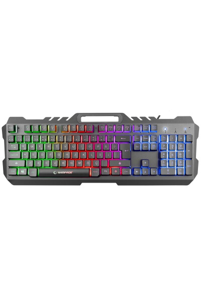 X-Jammer Keyboard KB-R57 Gamer Rainbow Backlit USB Turkish - 9