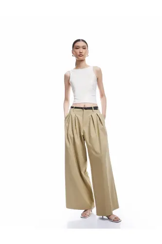 X Sima Tarkan - Viscose Blend Slim Fit U-Neck A - 1