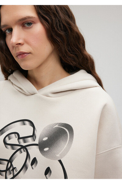 X Smiley Originals Baskılı Bej Sweatshirt 1s10124-70136 - Bej-70136 - 20