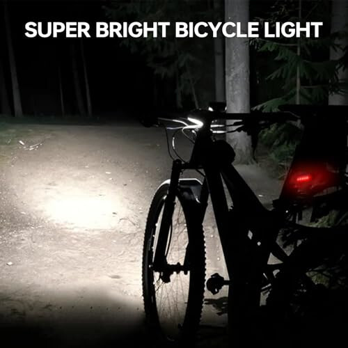 X-TIGER 8 LED 2000 Lumen Bike Lights, Ultra Bright Bike Headlight with Battery Display, 10000 mAh USB C Rechargeable Bicycle Light, Mountain Road Bike Accessories Fit All Bikes - 5