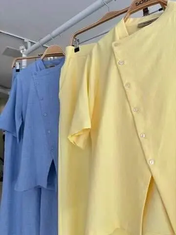 Хаким Яка Чапраз Дюгмели Плаззо Панталон Вискон Кетен Такым 10209 - 12