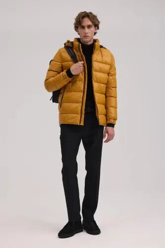 Xantal regular fit kapüşonli qishki shishirilgan kurtka - Jakamen (1)