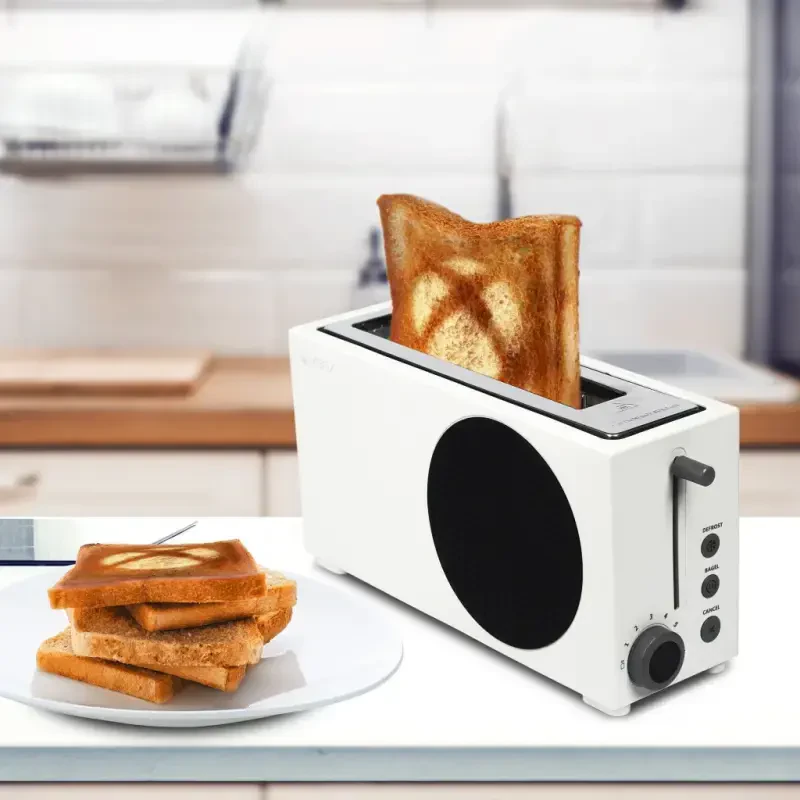 Xbox Series S 2-Slice Toaster with Removable Crumb Tray - 6