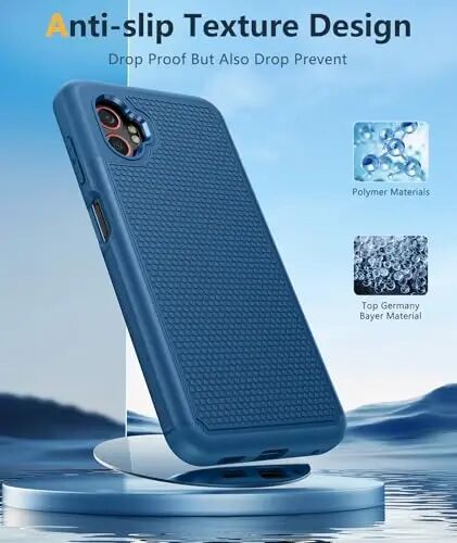 FNTCASE for XCover 7 Pro Case: XCover 6 Pro Samsung Galaxy Dual Layer Shockproof Protective Heavy Duty Phone Cover Rugged with Non Slip Textured Back Hard Shell - Military Drop Protection (Blue) 