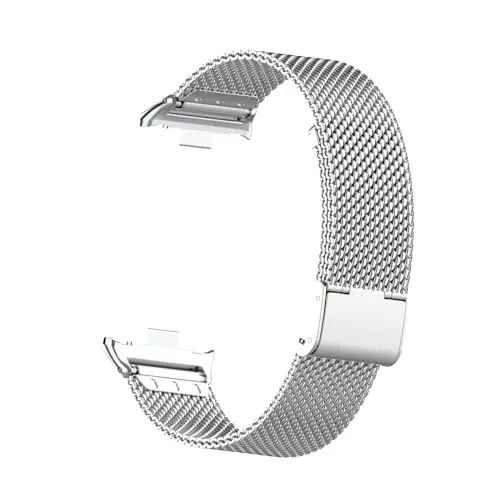 HOPMC Straps For Xiaomi Mi Band 8/9 Pro/Redmi Smartwatch 4/5 Metal Bracelet Protective Frame and 18MM Steel Mesh Wristband Bracelet for Women Men - 4