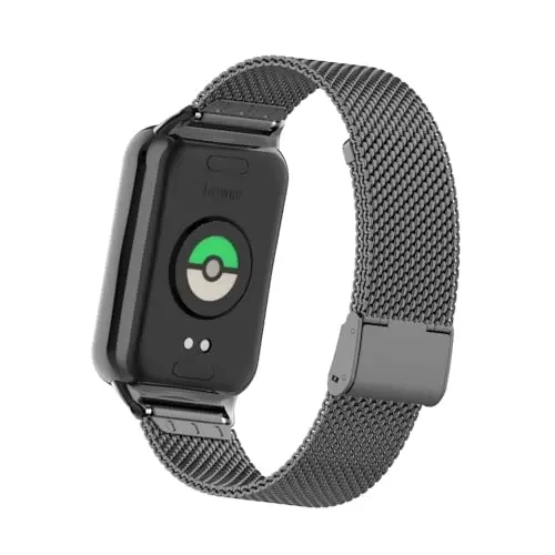 HOPMC Straps For Xiaomi Mi Band 8/9 Pro/Redmi Smartwatch 4/5 Metal Bracelet Protective Frame and 18MM Steel Mesh Wristband Bracelet for Women Men - 13