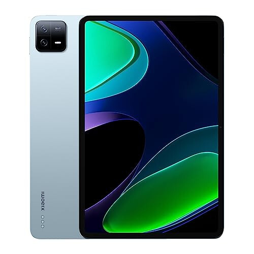 Xiaomi Pad 6 WiFi Version 11 inches Global 144Hz 8840mAh Bluetooth 5.2 Four Speakers Dolby Atmos 13 Mp Camera + Fast Car 51W Charger Bundle (256GB + 8GB, Mist Blue) - 1