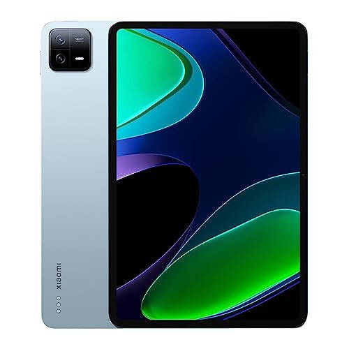 Xiaomi Pad 6 WiFi Version 11 inches Global 144Hz 8840mAh Bluetooth 5.2 Four Speakers Dolby Atmos 13 Mp Camera + Fast Car 51W Charger Bundle (256GB + 8GB, Mist Blue) - 1