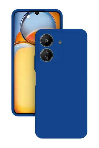 Xiaomi Redmi 13C Case Camera Protective Silicone Phone Case Stylish Back Cover-Blue 
