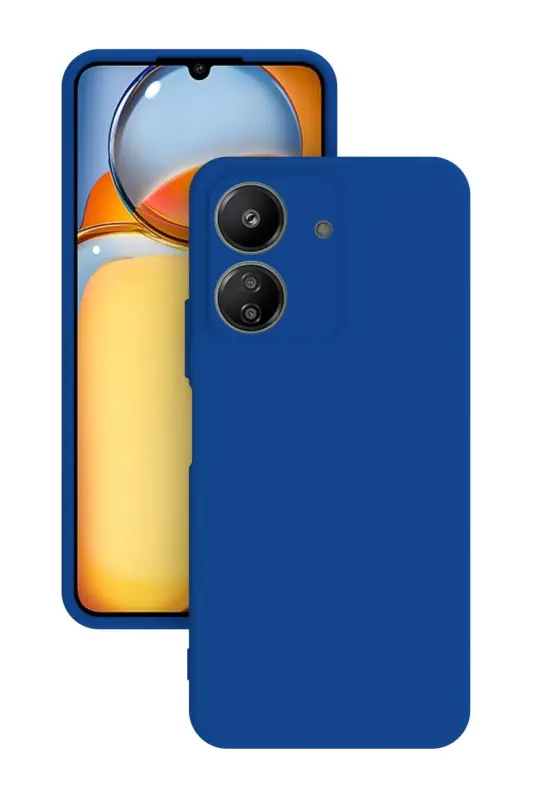 Xiaomi Redmi 13C Case Camera Protective Silicone Phone Case Stylish Back Cover-Blue - EONAKS