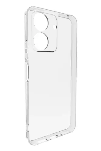 Xiaomi Redmi 13C G'ilofi Kamera Himoyalangan Silikon Rubber Orqa Qopqoq-shaffof - 1