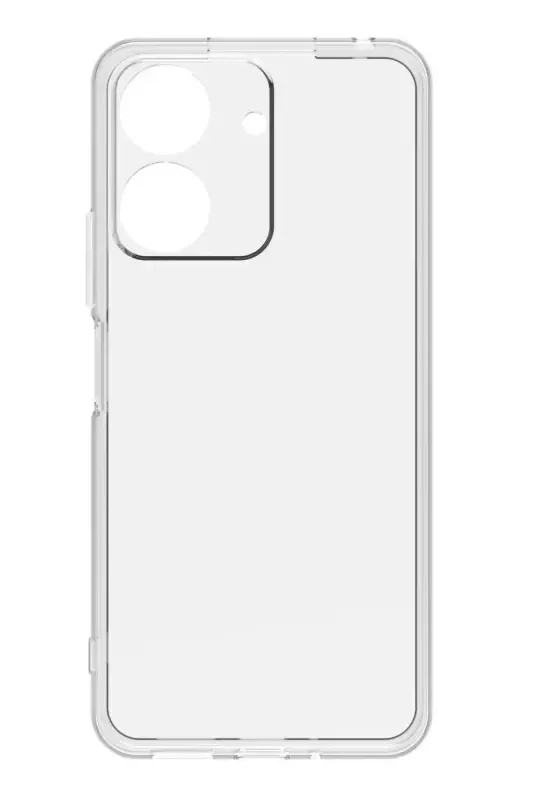 Xiaomi Redmi 13C G'ilofi Kamera Himoyalangan Silikon Rubber Orqa Qopqoq-shaffof - 2