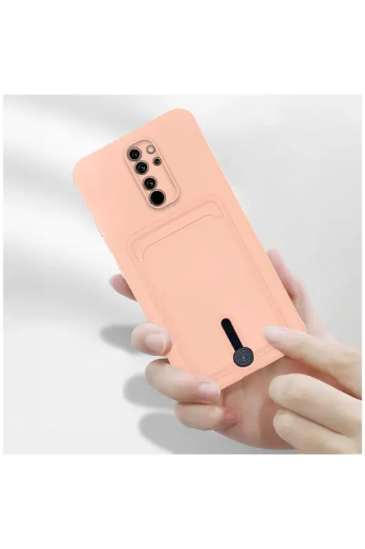 Xiaomi Redmi 9 Compatible Wallet Case Sweet Soft Silicone Case Rose Gold-Rose Gold - 3