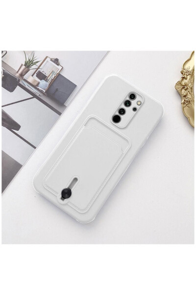 Xiaomi Redmi 9 ga mos keladigan qopqoq Kartli Sweet Yumshoq Silikon Qopqoq Oq - ZEBANA