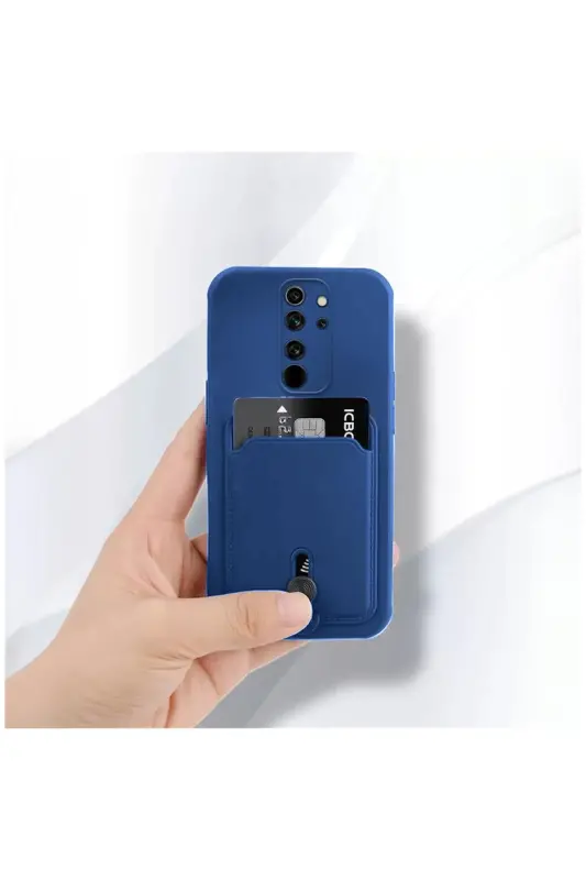 Xiaomi Redmi 9 mos keladigan g'ilof kartali Yumshoq silikon g'ilof ko'k-ko'k - 2