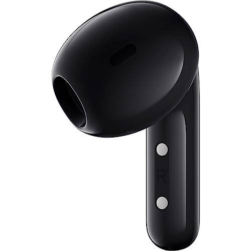 Xiaomi Redmi Buds 4 Lite TWS Simsiz Quloqchinlari, Bluetooth 5.3 Past Kechikishli O'yin Eshitish apparati, AI Qo'ng'iroq Shovqinini Bezovta qilmaslik, IP54 Suv o'tkazmaydigan, 20 soat O'ynash Vaqti, Engil Qulaylik Beradigan Eshitish apparati, Qora - 4