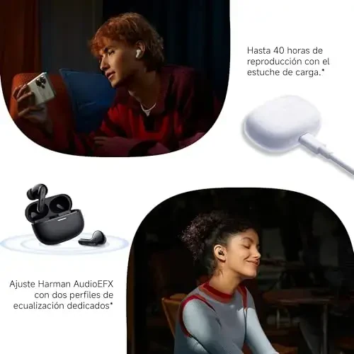 Xiaomi Redmi Buds 5 Pro (Global Version) Wireless Earbuds, Bluetooth 5.3 in-Ear Headphones, 52dB Active Noise Cancellation, Up to 38H Battery Life, Hi-Res Audio & LDAC, Coaxial Dual Drivers - (White) - 3