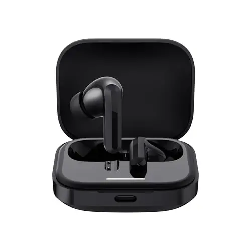 Xiaomi Redmi Buds 5 Simsiz Quloqchin - 46dB Faol Shovqinni To'xtatish, 40 soat Batareya Umri, Bluetooth 5.3, Qora - 1