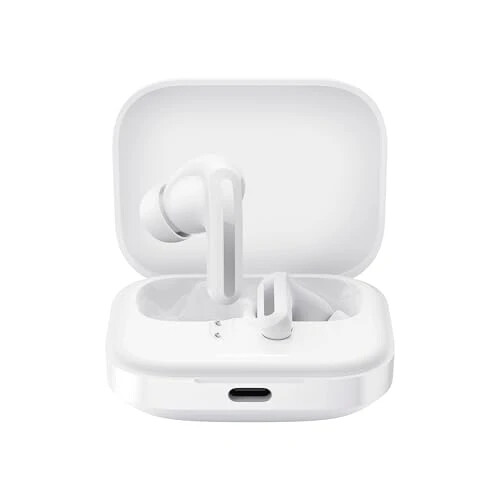 Xiaomi Redmi Buds 5 Simsiz Quloqchinlar - 46dB Faol Shovqinni Beqarorlashtirish, 40 Soat Batareya Umri, Bluetooth 5.3, Oq - XIAOMI