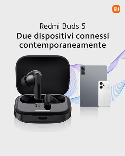 Xiaomi Redmi Buds 5 Simsiz Quloqchinlar - 46dB Faol Shovqinni Beqarorlashtirish, 40 Soat Batareya Umri, Bluetooth 5.3, Oq - 8