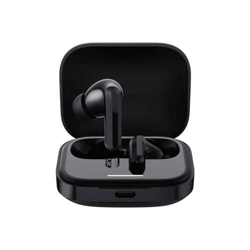 Xiaomi Redmi Buds 5 Wireless Earphone - 46dB Active Noise Canceling, 40 Hour Battery Life, Bluetooth 5.3, Black - 8