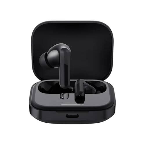 Xiaomi Redmi Buds 5 Wireless Earphone - 46dB Active Noise Canceling, 40 Hour Battery Life, Bluetooth 5.3, Black - 1