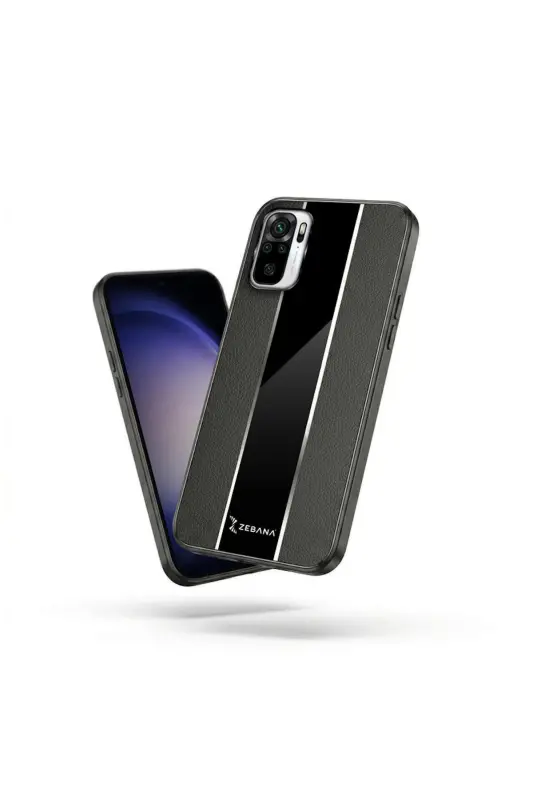 Xiaomi Redmi Note 10 Pro Compatible Case Premium Leather Case Black - 3