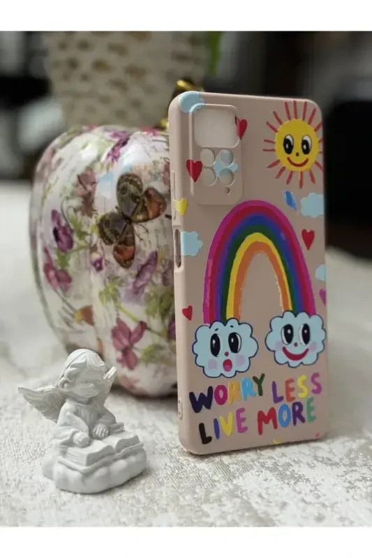 Xiaomi Redmi Note 11-11S mos keladigan silikon ichi kadife kamera himoyali telefon g'ilofi-10 - 2