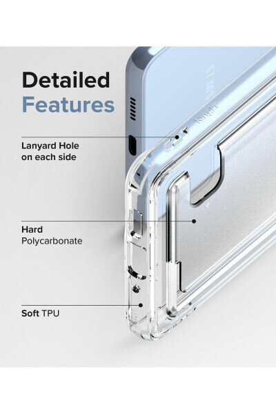 Xiaomi Redmi Note 13 Pro 4g Telefon Uchun Shaffof Orqa Qopqoq, Karta Joyi, Shockproof Silikon Qopqoq - CEPLAB (1)