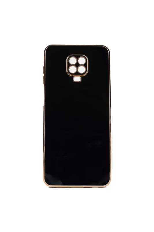 Xiaomi Redmi Note 9 Pro - 9s mos keladigan yorqin qirrali, oltin bezakli, kamera himoyali g'ilof - 2