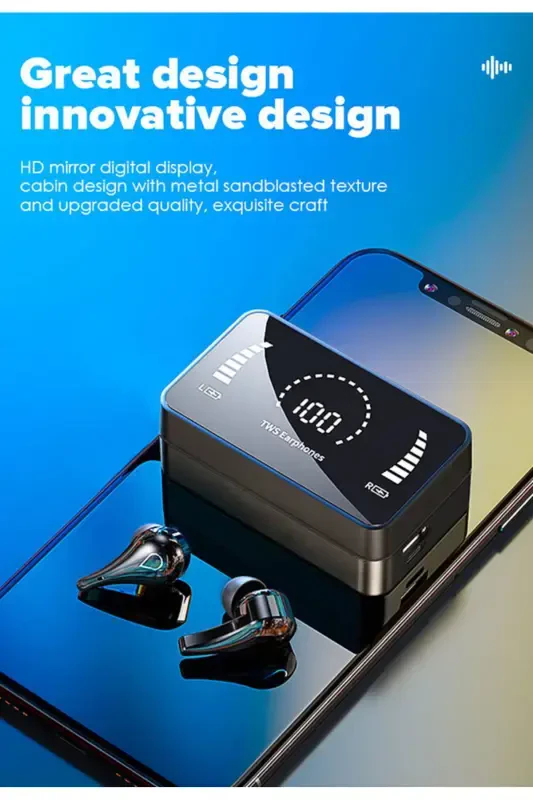 Xiaomi/Oppo/LG/Reeder билан мос келувчи H3S Pro симсиз наушниклари, шовқинни бекор қилувчи, энг яхши сифат - 3