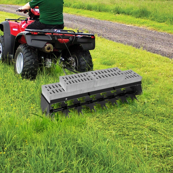 XiMeijiun, Lawn Towed Aerator, Lawn Tools, Lawn Looseners, Restore Lawn Health, Adapt to Yard, Garden - 4