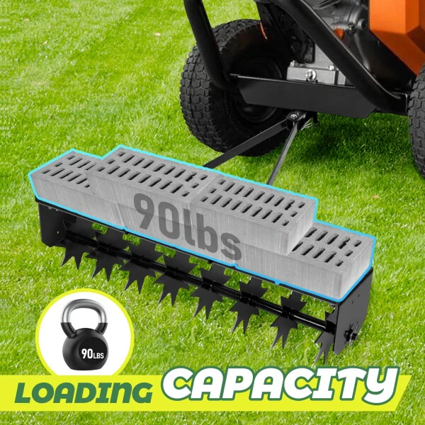 XiMeijiun, Lawn Towed Aerator, Lawn Tools, Lawn Looseners, Restore Lawn Health, Adapt to Yard, Garden - 7