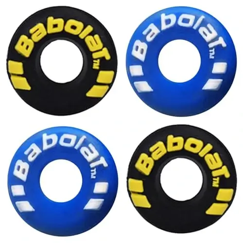 XIXILINRUIYUN 4 dona rezina shina shaklidagi vibratsiyani susaytiruvchi, bardoshli tennis raketkasi zarba yutuvchi, yumshoq tennis aksessuari tennis o'yinchilari uchun ajoyib - 1