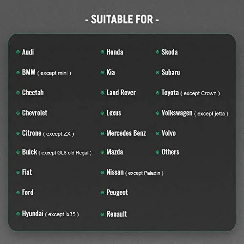 Xizopucy руль қопламалари қора универсал микрофибер тери, 14 1/2-15 дюймли автомобиль руль қопламасига мос келади, нафас оладиган, сирпанмайдиган - тўқ сариқ - 5