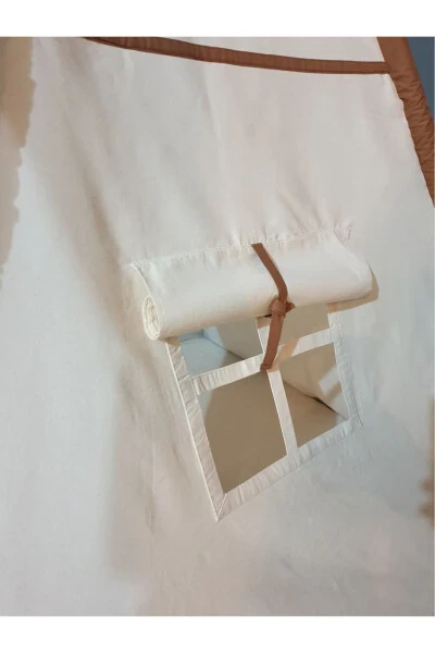 XL Children's Play Tent LED Lighted Native American Teepee Play House with Mat and Cushions - YHH KIDS (1)